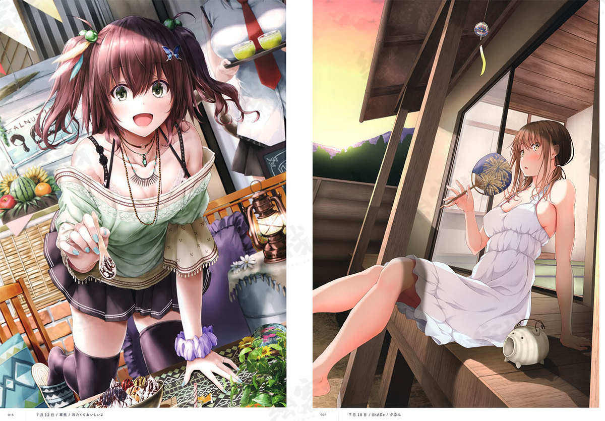 画集 姫繰三六五画集二 二一年版下巻 194p 绘客栈 画集 姫繰三六五画集二 二一年版下巻 194p 绘客栈