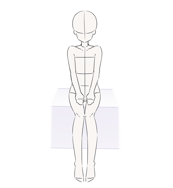 绘制坐着的人体姿势的技巧！