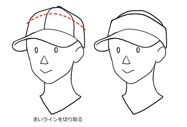 带帽子时应如何绘制合适的帽子呢？