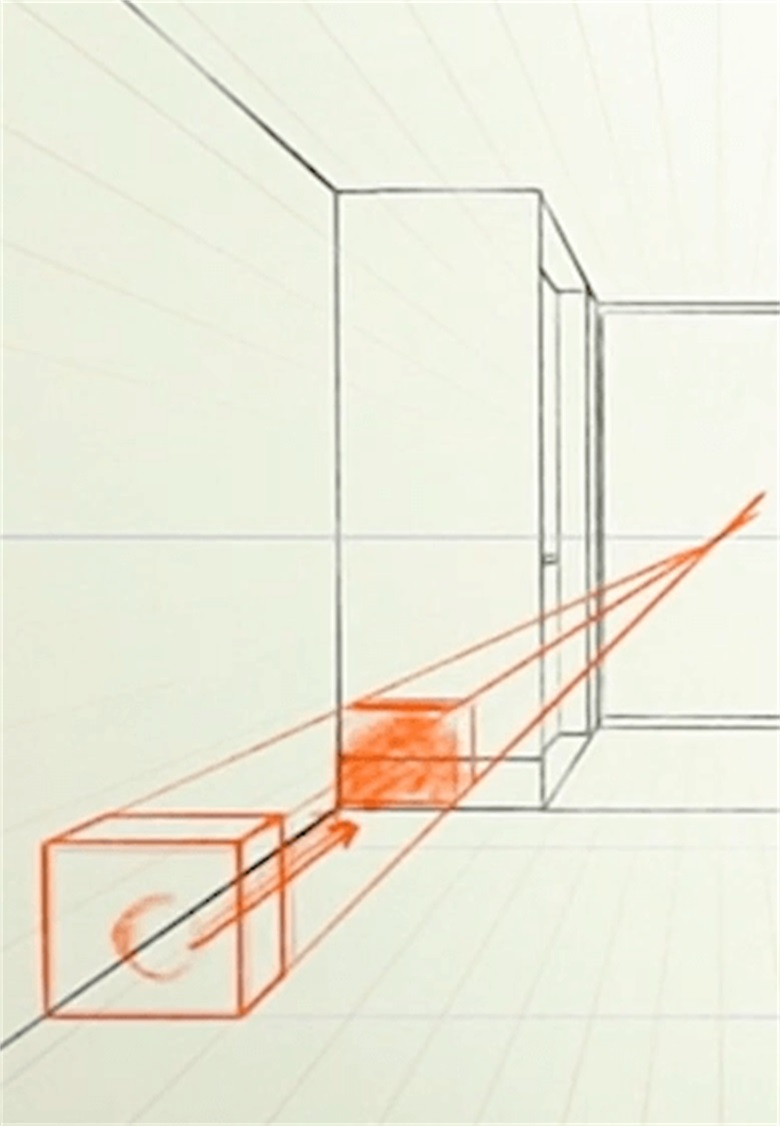 根据透视如何移动物体？