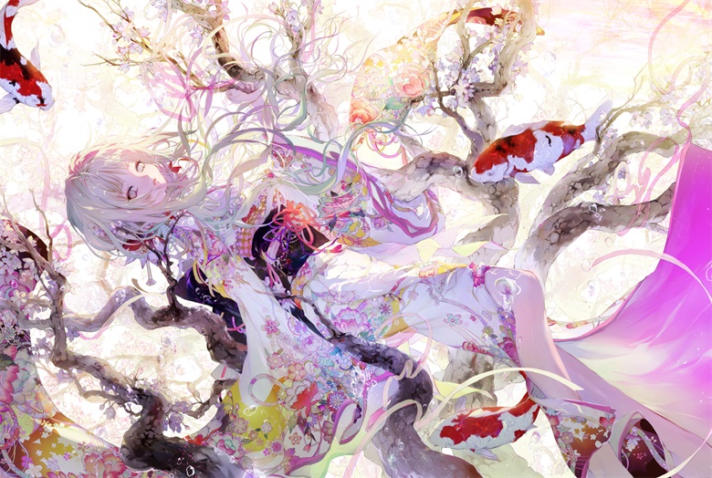 【画师推荐】日本画师月岡月穂的作品分享