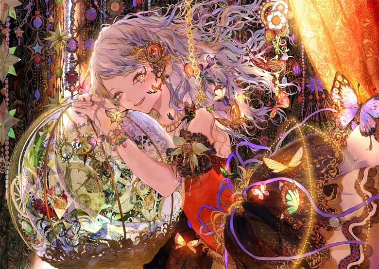 【画师推荐】日本画师月岡月穂的作品分享
