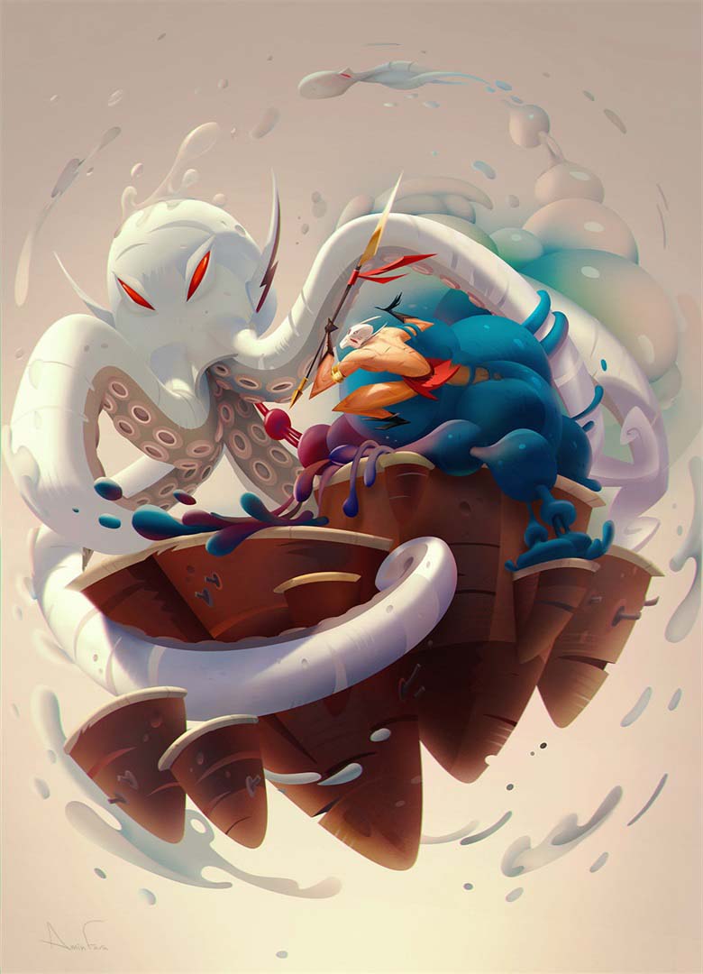 【画师推荐】插画师Amin Faramarzian的作品分享