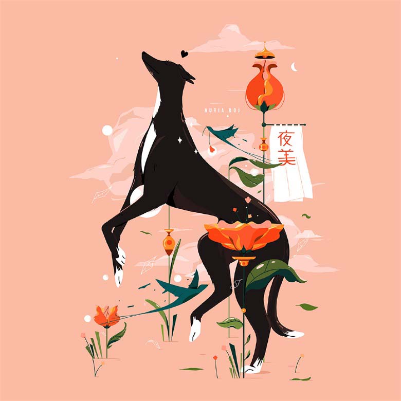 【画师推荐】插画师Nuria Boj的作品欣赏