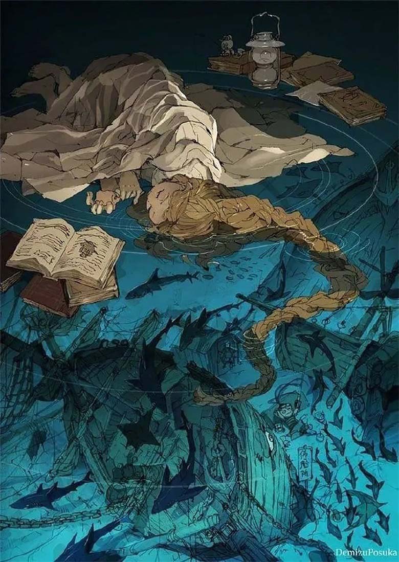 【画师推荐】日本的漫画家Demizu Posuka的作品欣赏