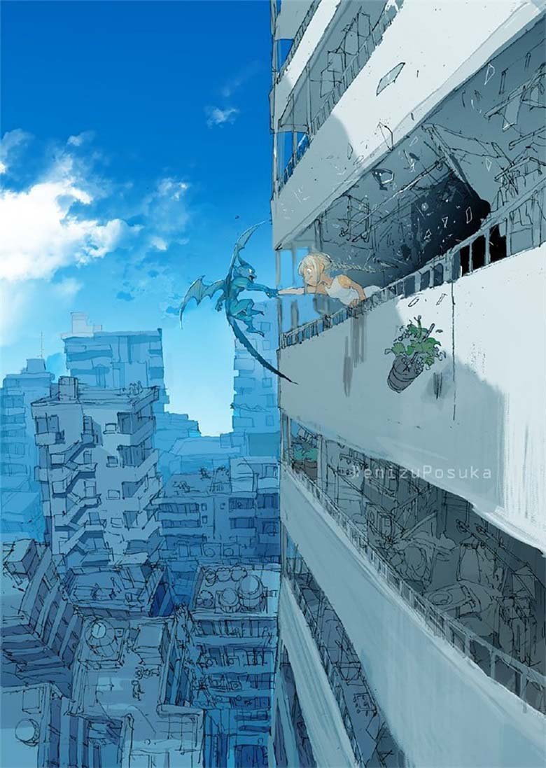【画师推荐】日本的漫画家Demizu Posuka的作品欣赏