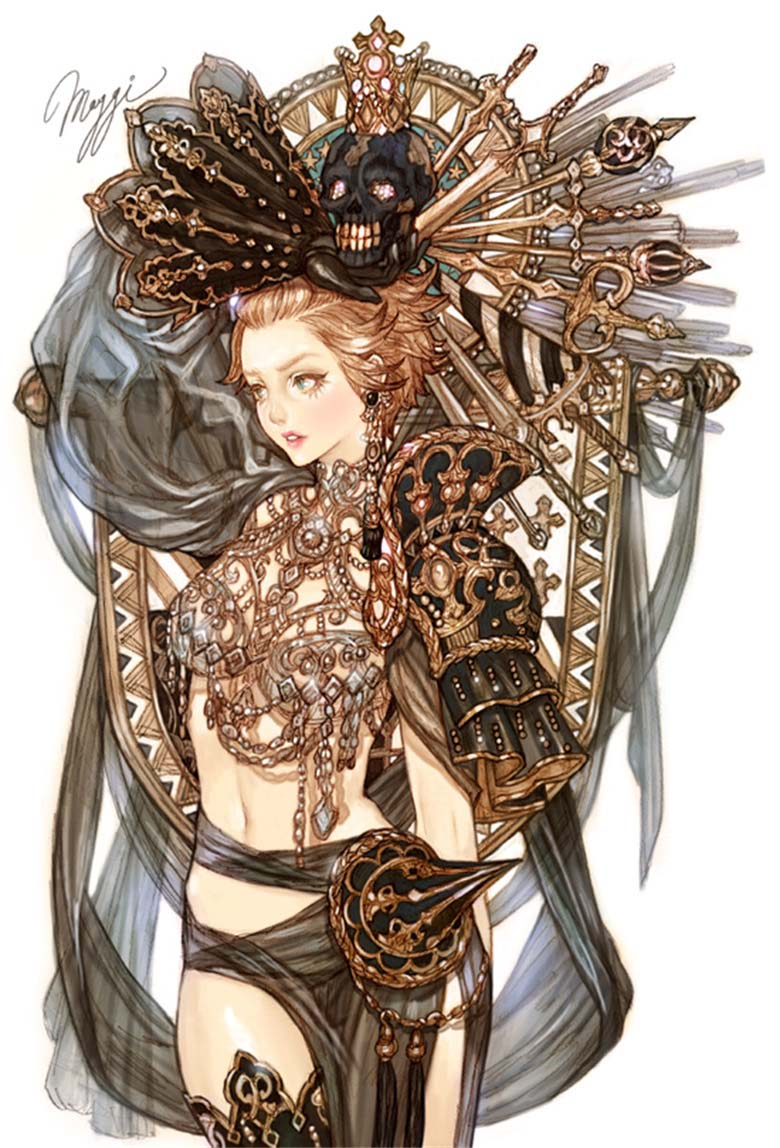 【画师推荐】韩国的插画师MAGGI的作品分享