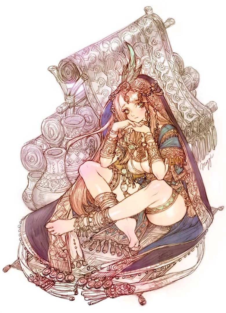 【画师推荐】韩国的插画师MAGGI的作品分享