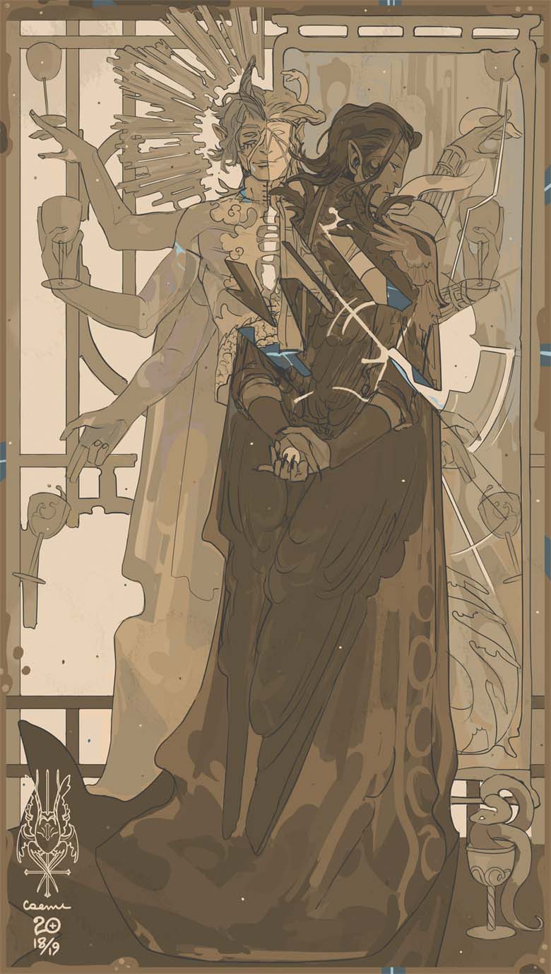 【画师推荐】意大利的人物角色设计师caemidraws的作品欣赏