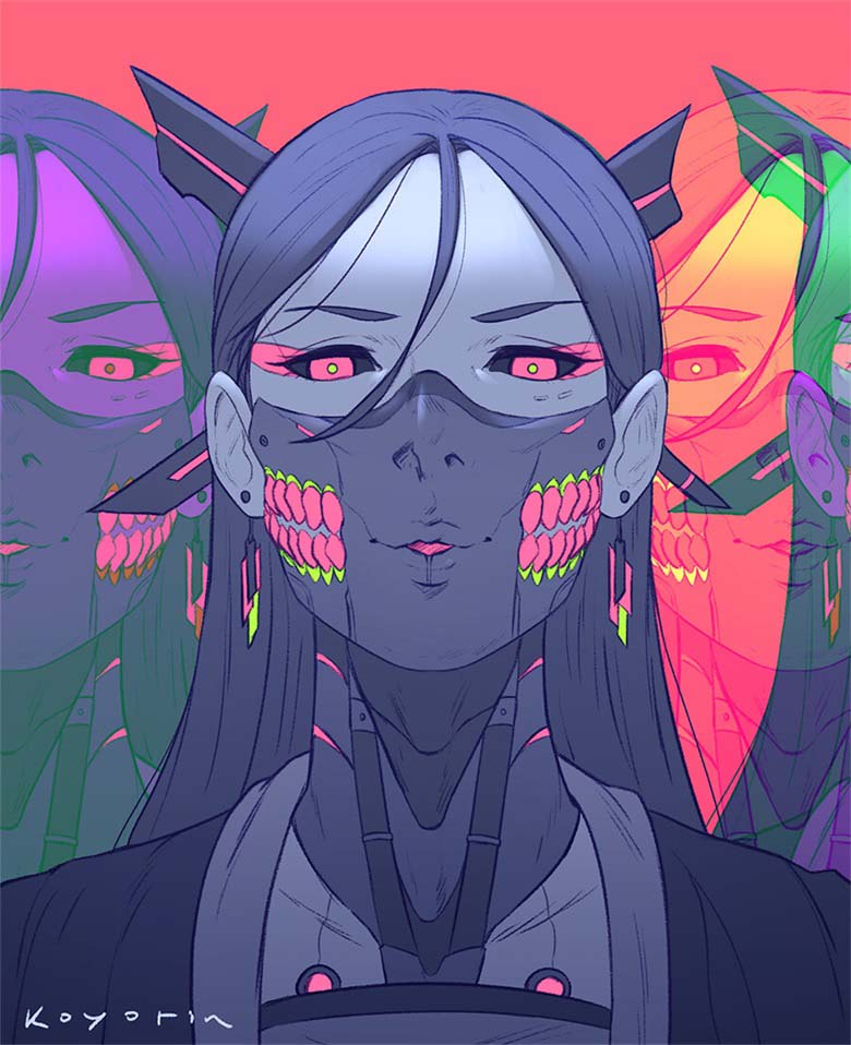 【画师推荐】加拿大的漫画设计师Koyori n的作品分享