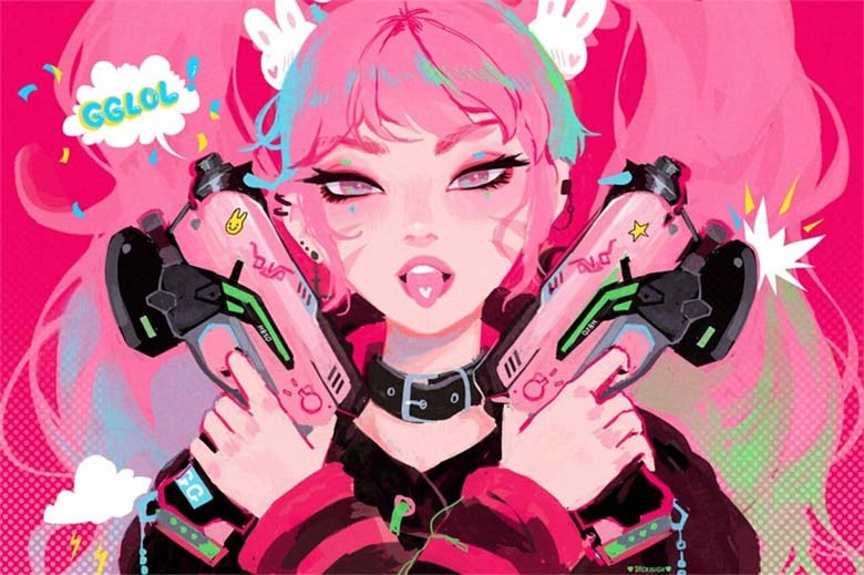 【画师推荐】人物插画艺术家vickisigh的作品分享