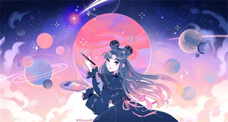 【画师推荐】人物插画艺术家vickisigh的作品分享