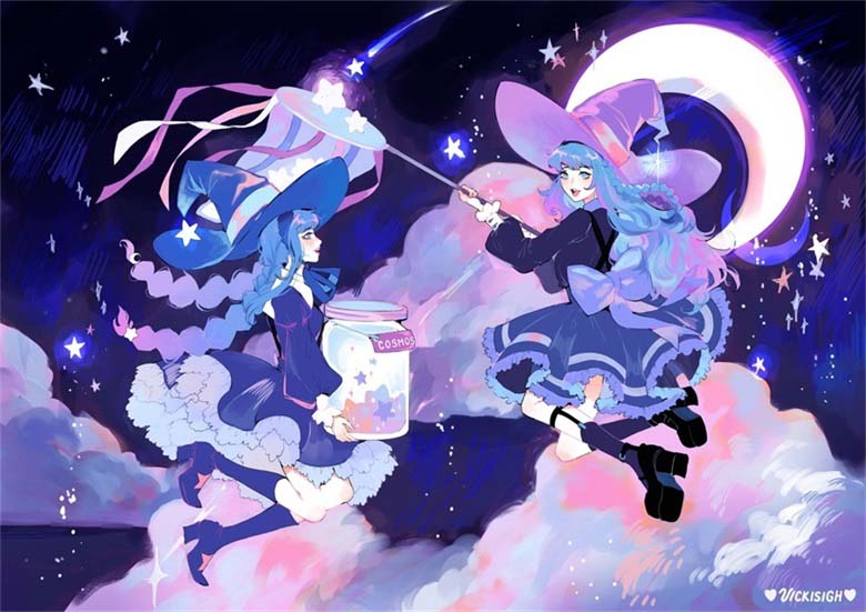 【画师推荐】人物插画艺术家vickisigh的作品分享