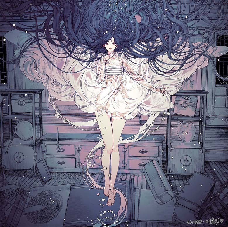【画师推荐】韩国的手绘漫画家양흑미的作品分享