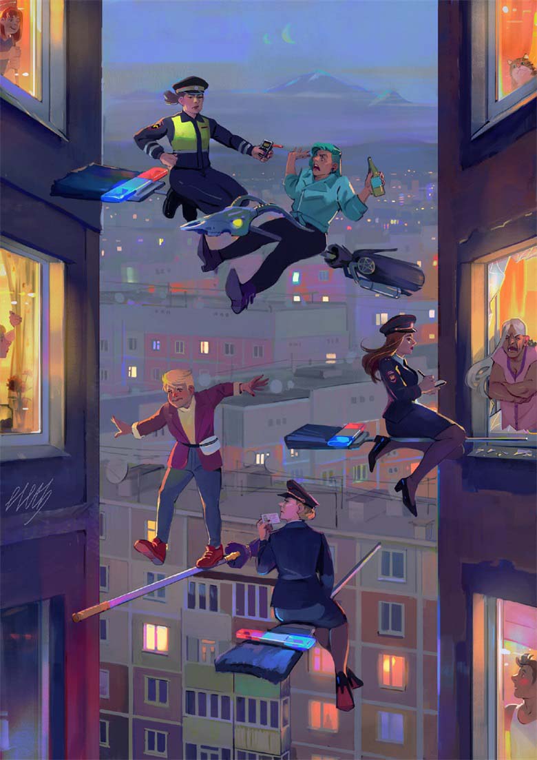 【画师推荐】俄罗斯的插画师Julia Zhuravleva的作品欣赏