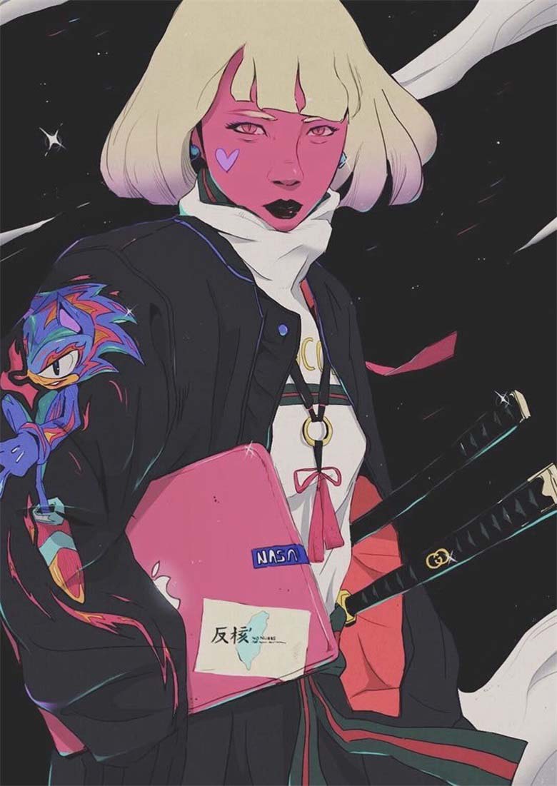 【画师推荐】中国台湾人物插画设计师周建安的作品欣赏