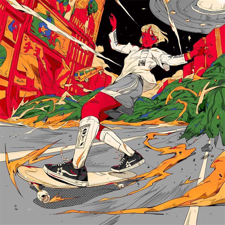 【画师推荐】中国台湾人物插画设计师周建安的作品欣赏
