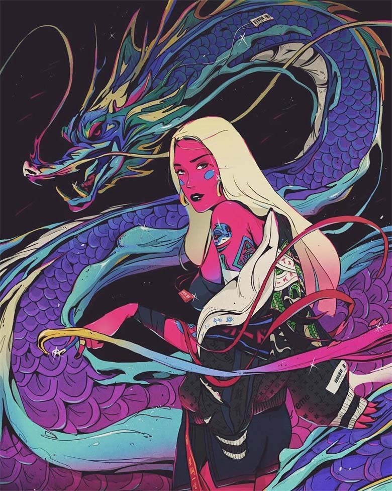【画师推荐】中国台湾人物插画设计师周建安的作品欣赏
