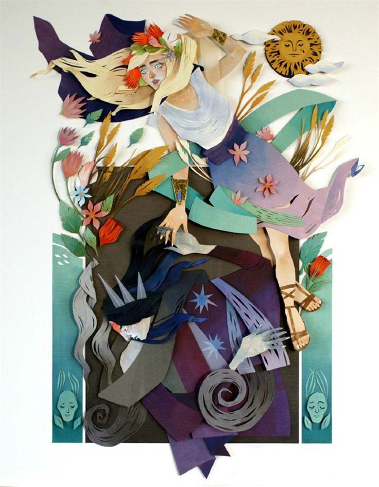 【画师推荐】加拿大剪纸艺术家Morgana Wallace的作品欣赏