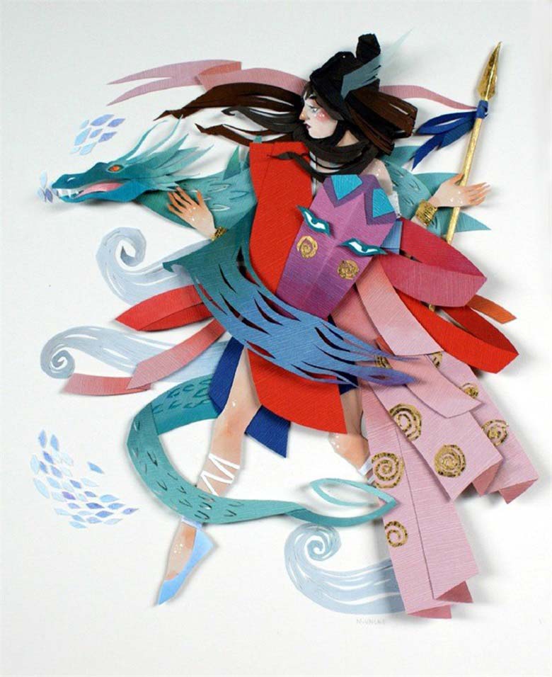 【画师推荐】加拿大剪纸艺术家Morgana Wallace的作品欣赏