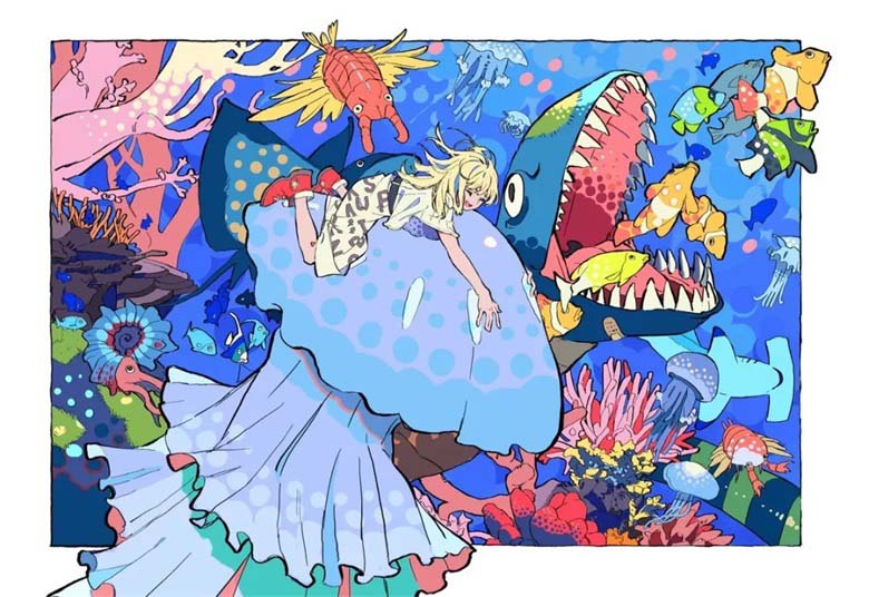 【画师推荐】日本插画师 よう的作品分享