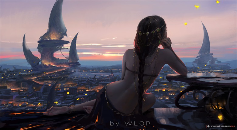 【画师推荐】中国画师wlop的绘画作品分享